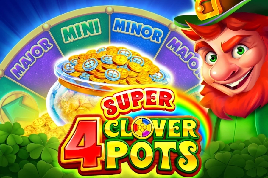 4 Super Clover Pots